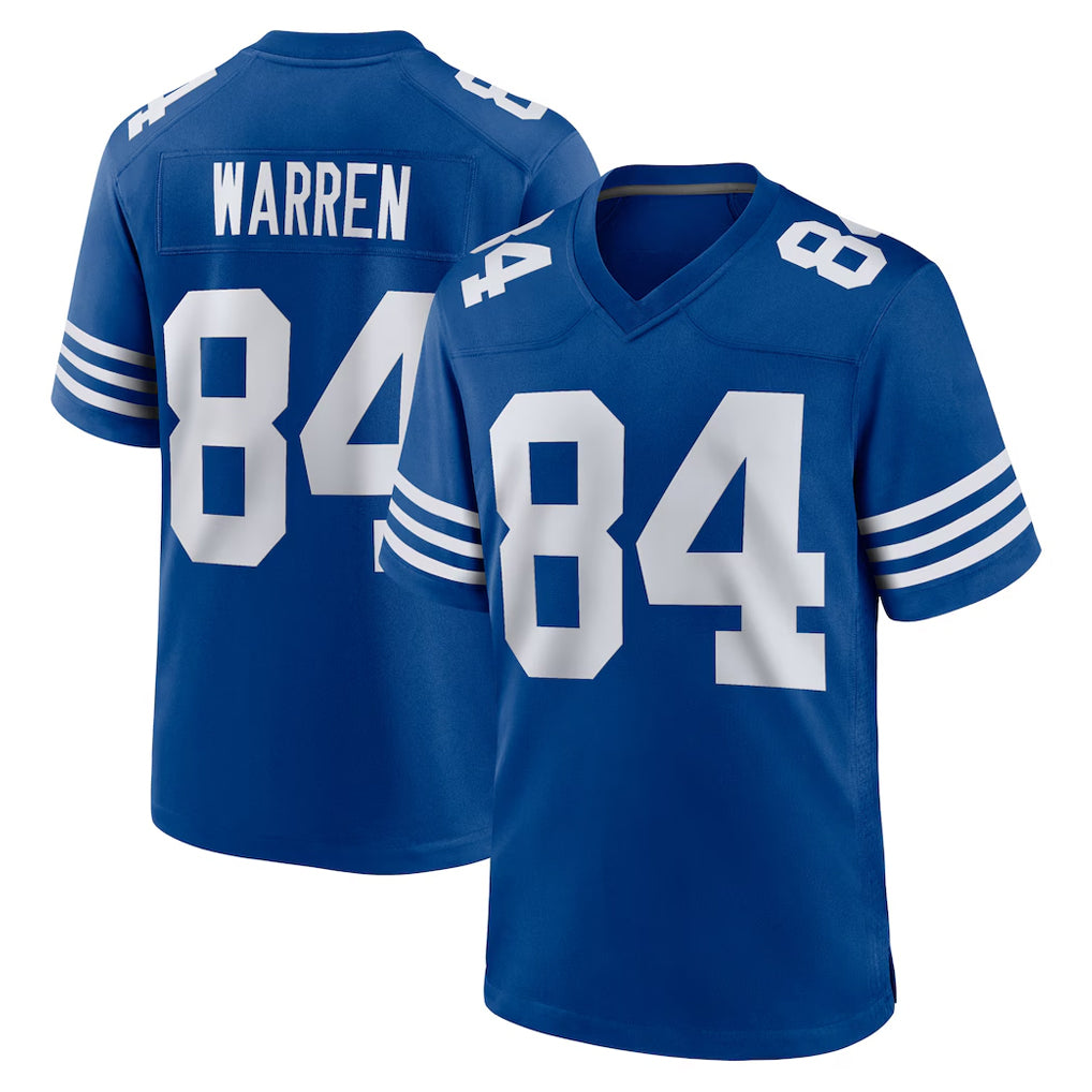 IN.Colts #84 Tyler Warren Player Royal Limited Home Game BALCE Stitched Jerseys