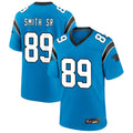 C.Panthers #89 Steve Smith Sr Player Blue Home Game BALCE Stitched Jerseys