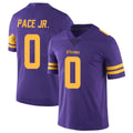 M.Vikings #0 Ivan Pace Jr. Player Purple Limited Color Rush Home Game BALCE Stitched Jerseys