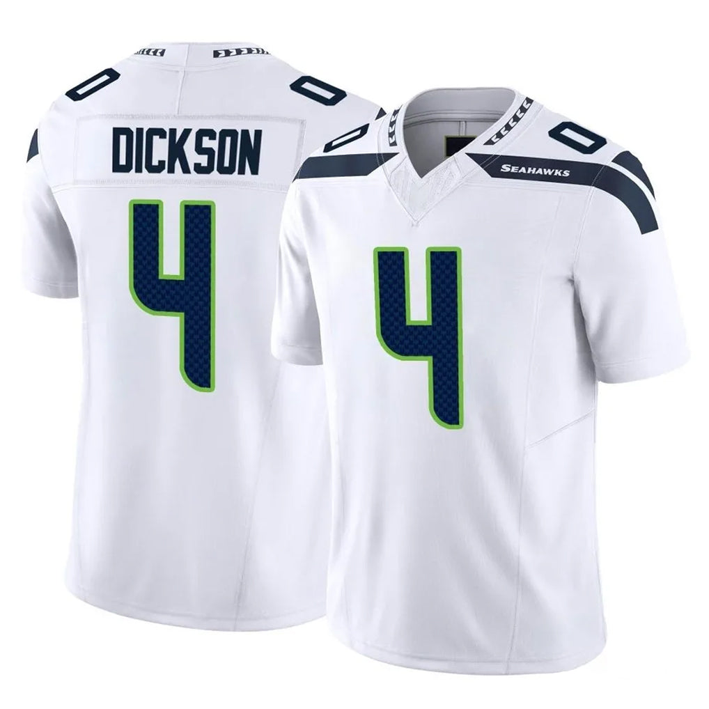 S.Seahawks #4 Michael Dickson Player White Limited Vapor F.U.S.E. Home Game BALCE Stitched Jerseys