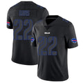 B.Bills #22 Ray Davis Player Limited Black Impact BALCE Stitched Jerseys