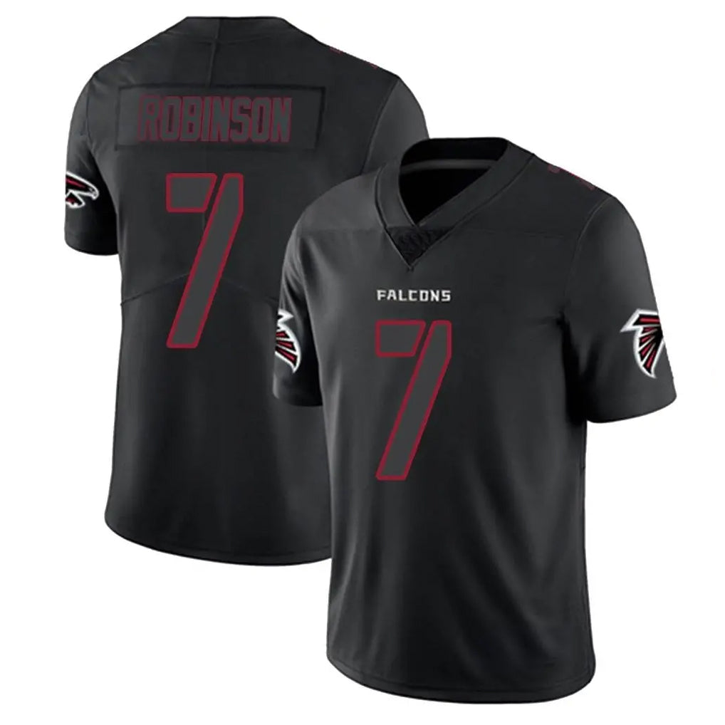 A.Falcons #7 Bijan Robinson Player Black Impact Limited BALCE Stitched Jerseys