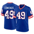 NY.Giants #49 Tremaine Edmunds Player Royal Classic Home Game BALCE Stitched Jerseys