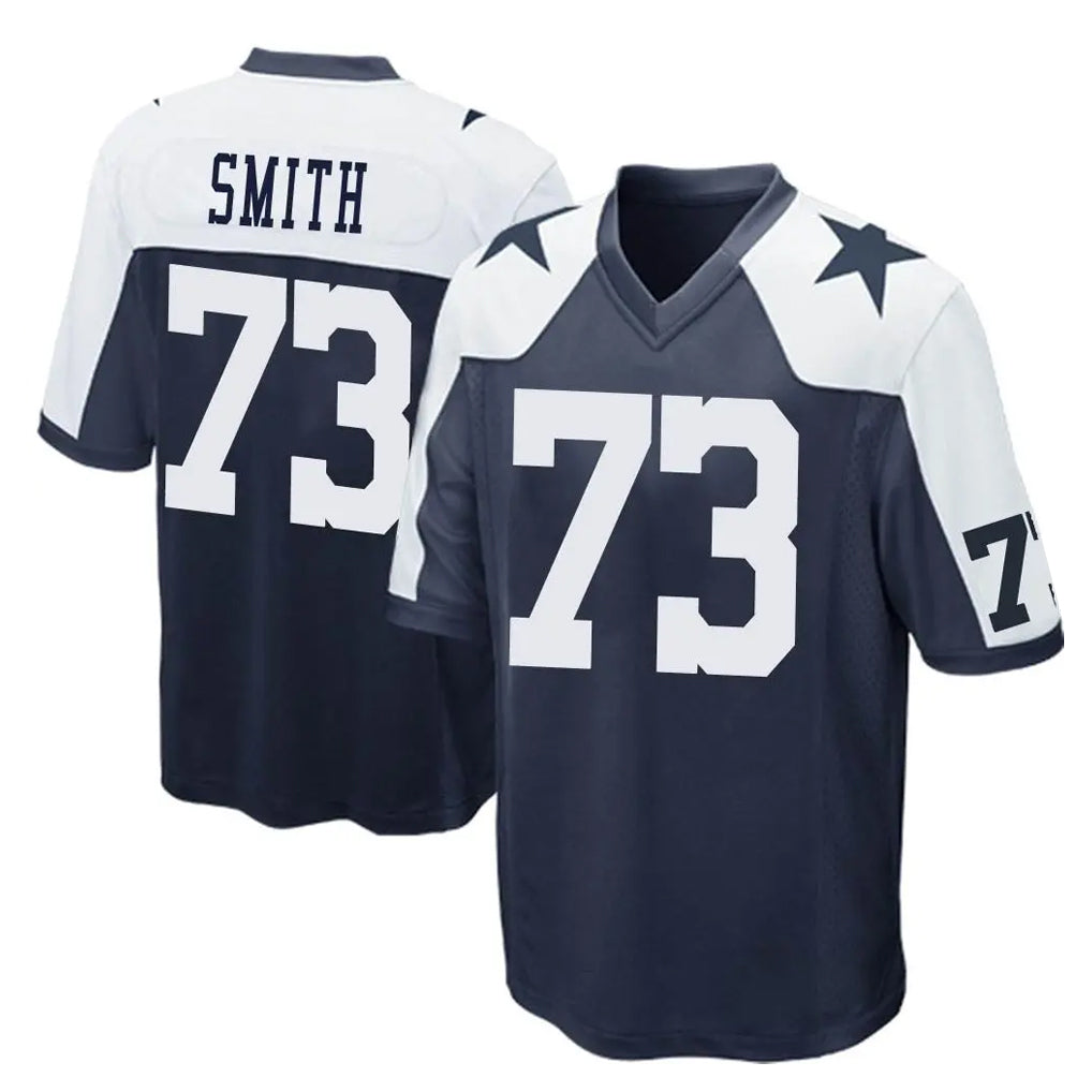 D.Cowboys #73 Tyler Smith Player Navy-White Alternate Home Game BALCE Stitched Jerseys
