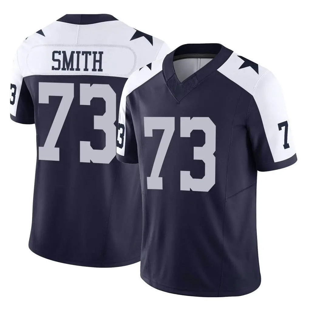 D.Cowboys #73 Tyler Smith Player Navy-White Limited Alternate Vapor F.U.S.E. Home Game BALCE Stitched Jerseys