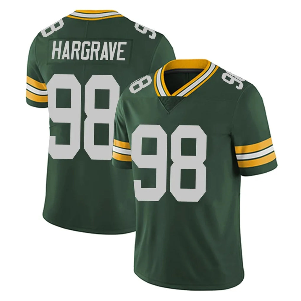 GB.Packers #98 Javon Hargrave Player Green Vapor Untouchable Limited Home Game BALCE Stitched Jerseys