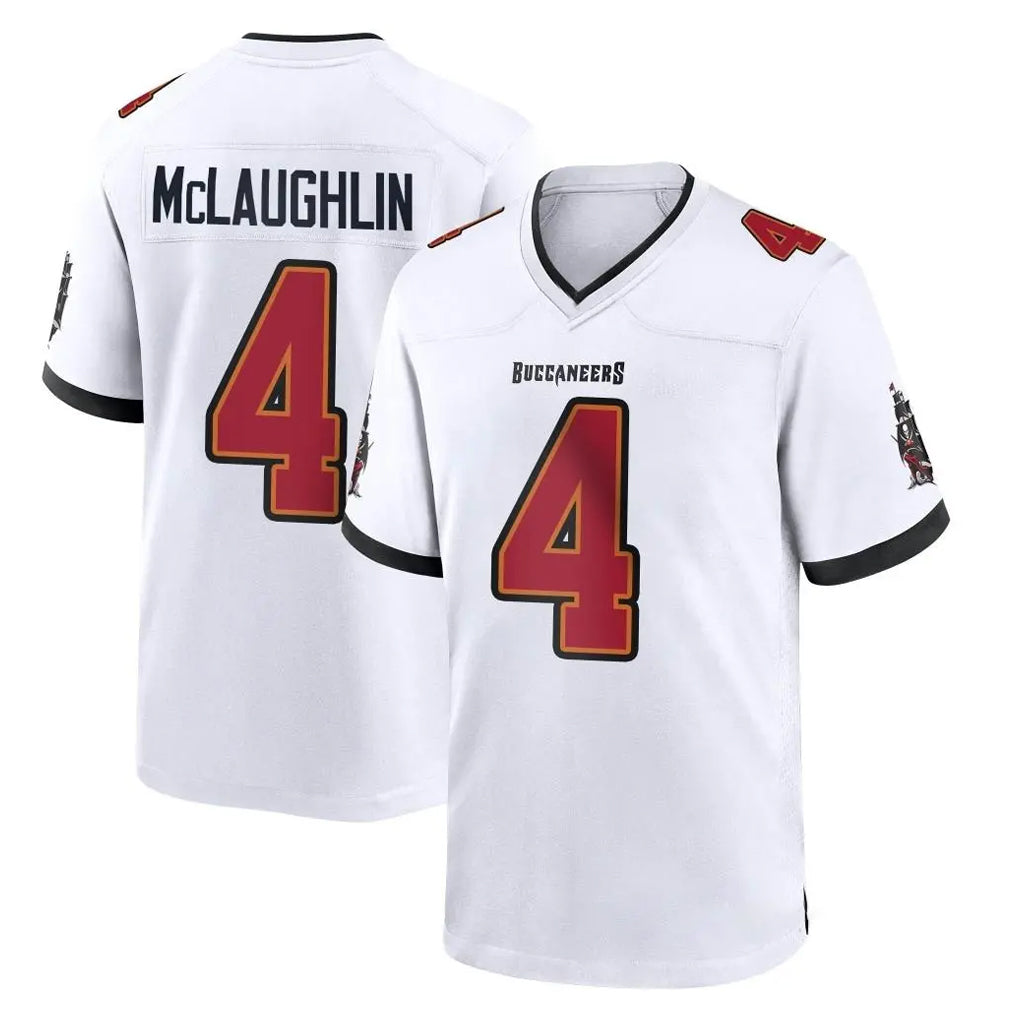TB.Buccaneers #4 Chase McLaughlin Player White Home Game BALCE Stitched Jerseys