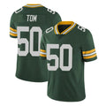 GB.Packers #50 Zach Tom Player Green Vapor Untouchable Limited Home Game BALCE Stitched Jerseys