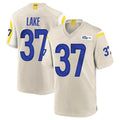 LA.Rams #37 Quentin Lake Player Bone Home Game BALCE Stitched Jerseys