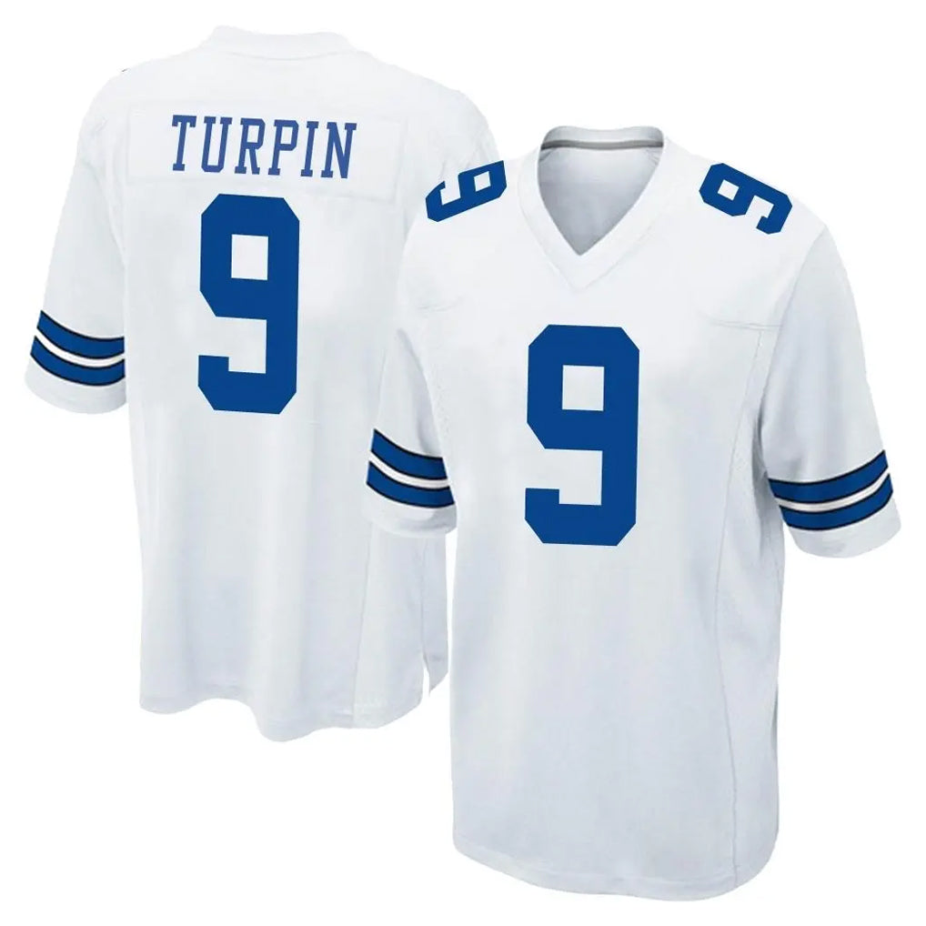 D.Cowboys #9 KaVontae Turpin Player White Home Game BALCE Stitched Jerseys