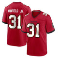 TB.Buccaneers #31 Antoine Winfield Jr. Player Red Home Game BALCE Stitched Jerseys