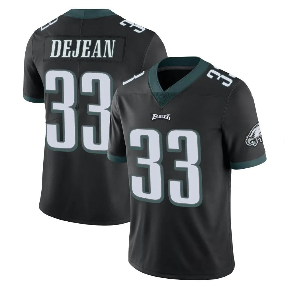P.Eagles #33 Cooper DeJean Player Black Limited Vapor Untouchable Home Game BALCE Stitched Jerseys