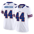 B.Bills #44 Joe Andreessen Player White Vapor F.U.S.E. Limited Home Game BALCE Stitched Jerseys