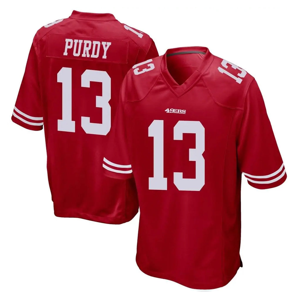SF.49ers #13 Brock Purdy Player Red Home Game BALCE Stitched Jerseys