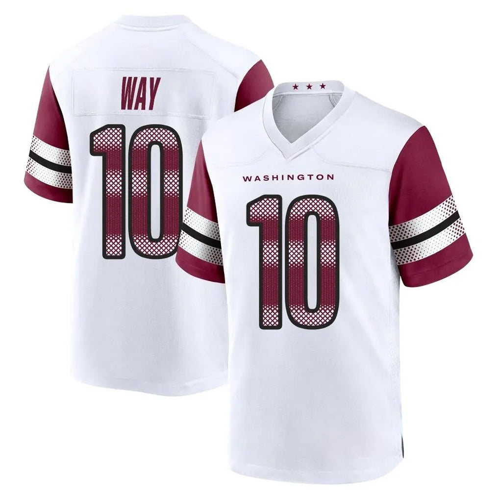 W.Commanders #10 Tress Way Player White Game Home BALCE Stitched Jerseys