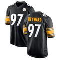 P.Steelers #97 Cameron Heyward Player Black Home Game BALCE Stitched Jerseys