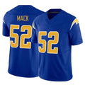 LA.Chargers #52 Khalil Mack Player Royal Limited Vapor F.U.S.E. Home Game BALCE Stitched Jerseys