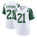 NY.Jets #21 Brandon Stephens Player White Classic Home Game BALCE Stitched Jerseys