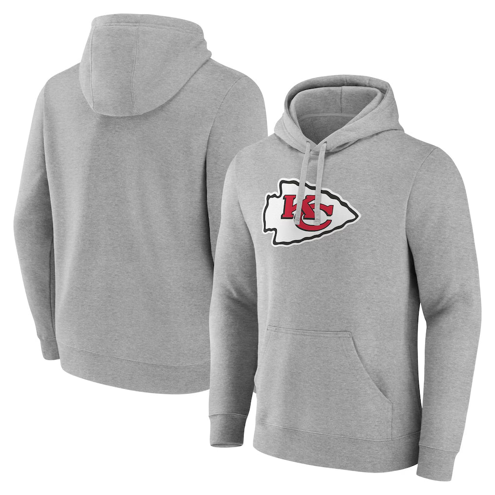 KC.Chiefs ## Chiefs Blank Player Gray Pullover Hoodies Limited BALCE Stitched Jerseys