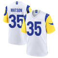 LA.Rams #35 Jaylen Watson Player White Limited Home Game BALCE Stitched Jerseys