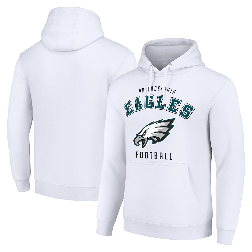 P.Eagles ## Eagles Blank Player White Pullover Hoodies Home Game BALCE Stitched Jerseys