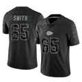 KC.Chiefs #65 Trey Smith Player Black Limited Reflective Game BALCE Stitched Jerseys