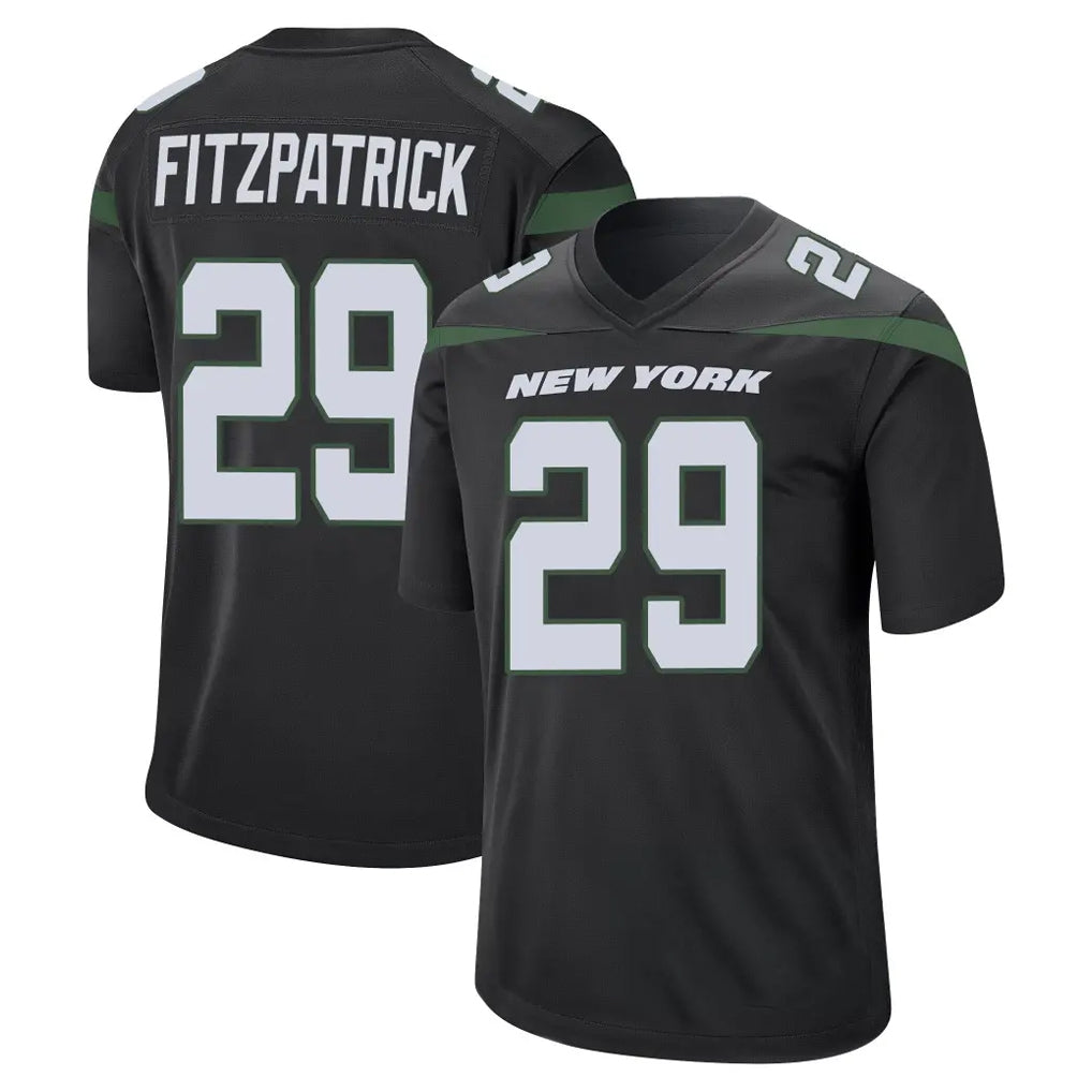 NY.Jets #29 Minkah Fitzpatrick Player Stealth Black Home Game BALCE Stitched Jerseys