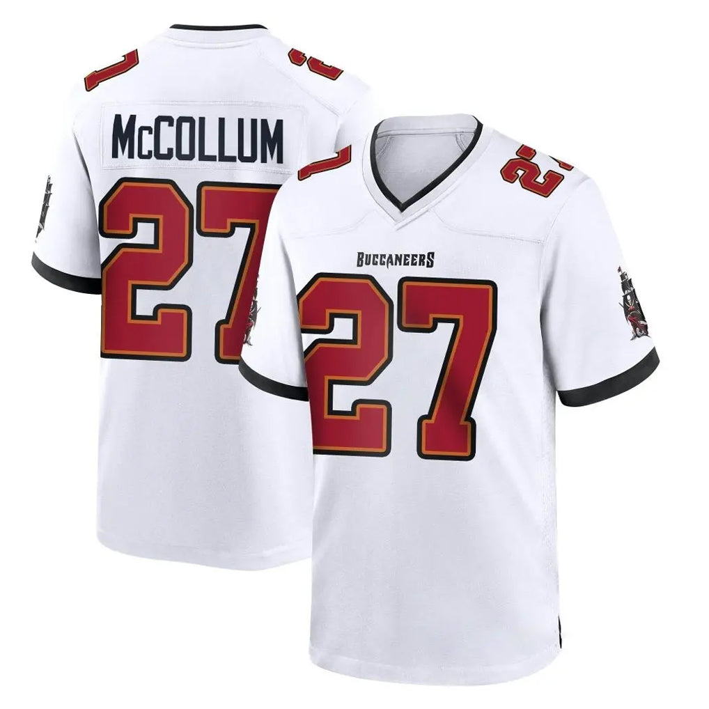 TB.Buccaneers #27 Zyon McCollum Player White Home Game BALCE Stitched Jerseys