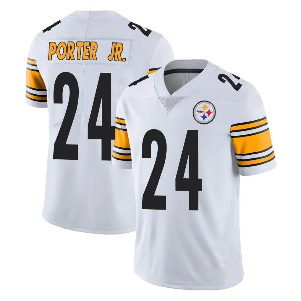 P.Steelers #24 Joey Porter Jr. Player White Limited Vapor Untouchable Home Game BALCE Stitched Jerseys