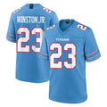 T.Titans #23 Kevin Winston Jr. Player Light Blue 2026 Game Home BALCE Stitched Jerseys