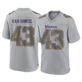 M.Vikings #43 Andrew Van Ginkel Player Gray Atmosphere Fashion Home Game BALCE Stitched Jerseys