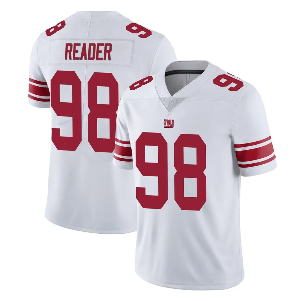 NY.Giants #98 DJ Reader Player White Limited Vapor Untouchable Home Game BALCE Stitched Jerseys