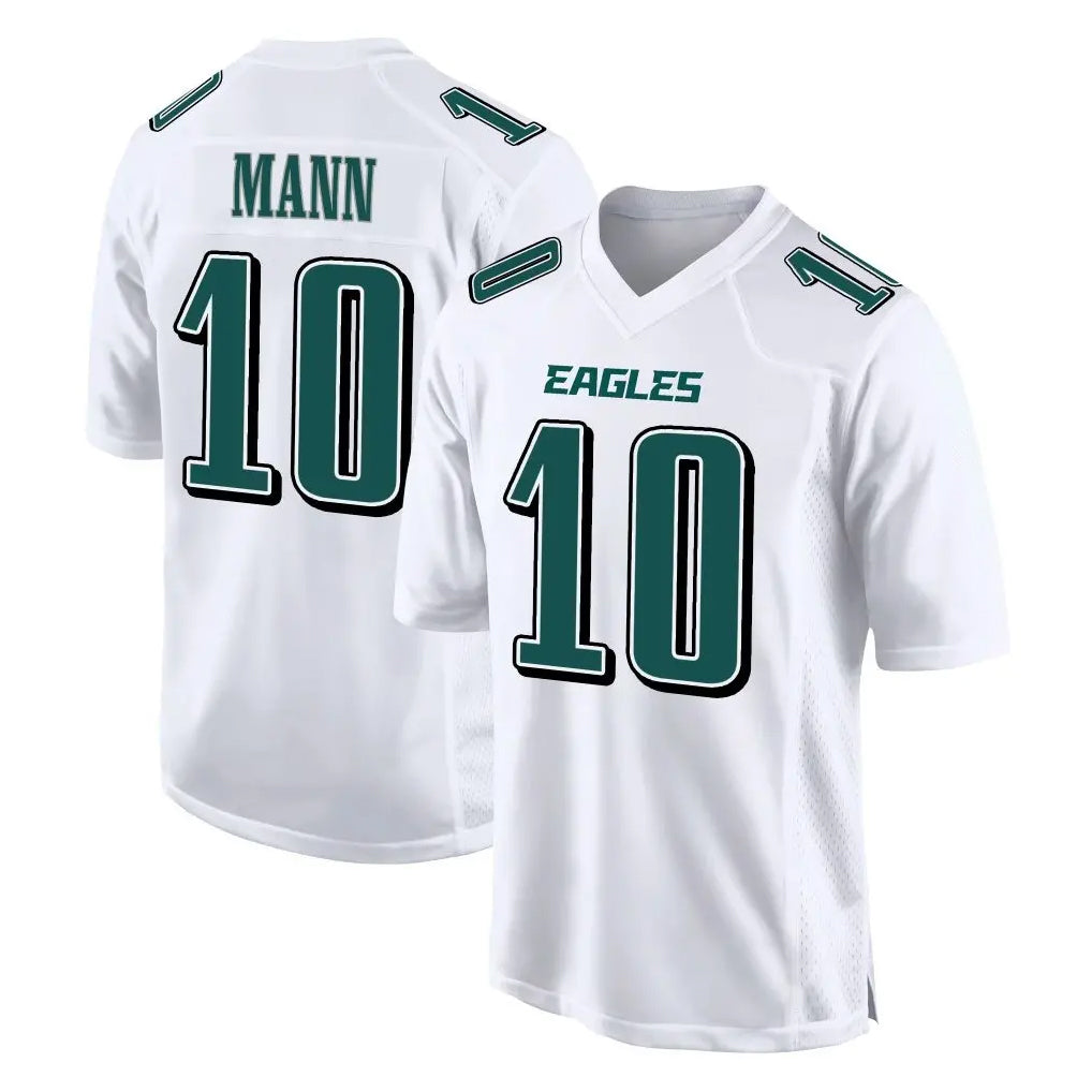 P.Eagles #10 Braden Mann Player White Tundra Fashion Home Game BALCE Stitched Jerseys
