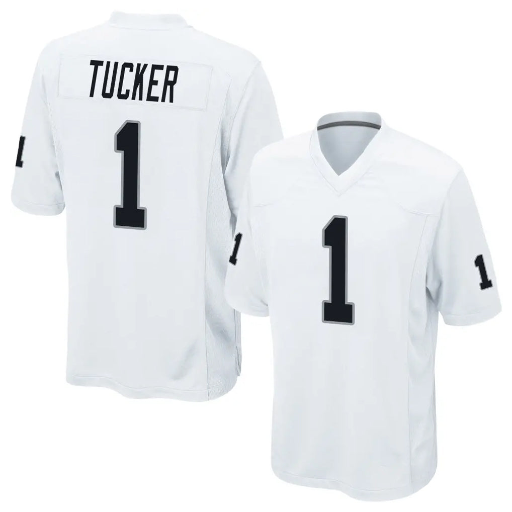 LV.Raiders #1 Tre Tucker Player White Home Game BALCE Stitched Jerseys