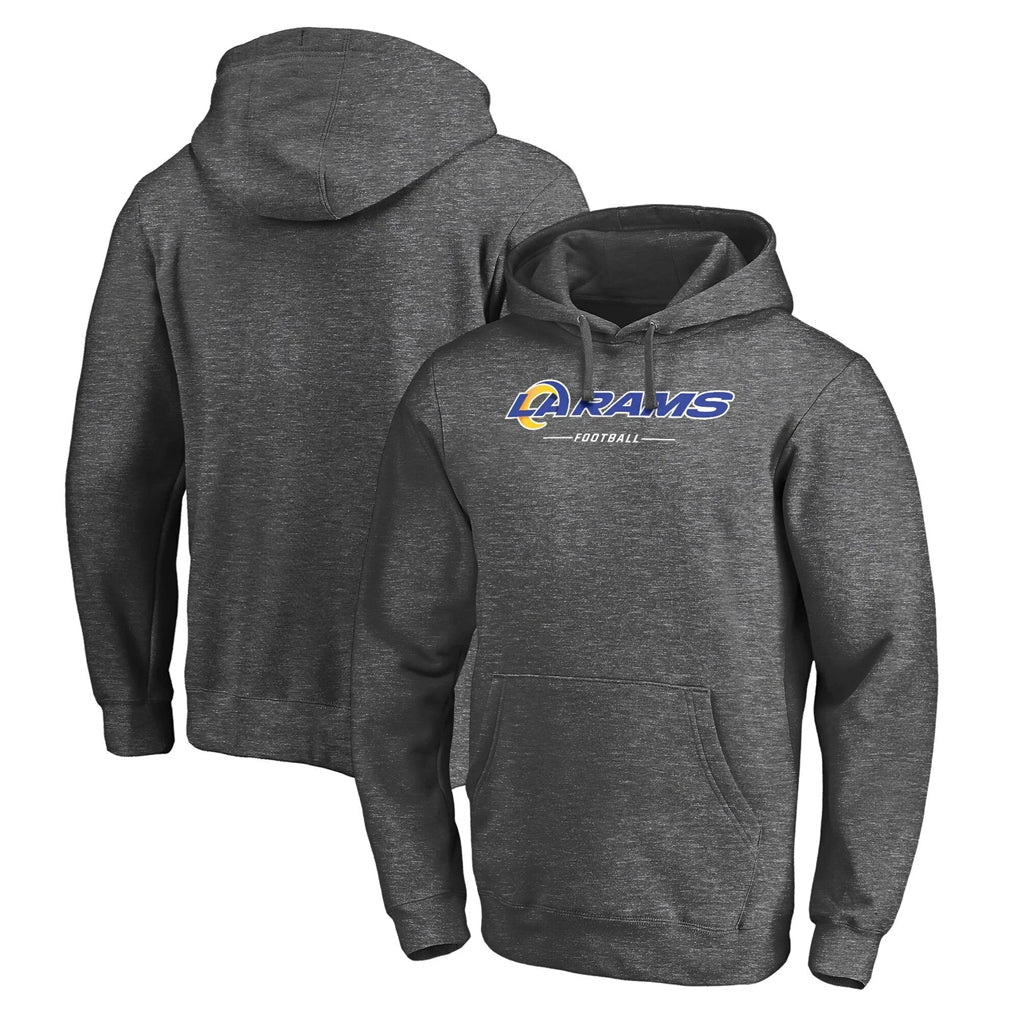 LA.Rams ## Rams Blank Player Gray LOGO Pullover Hoodie Limited Game BALCE Stitched Jerseys