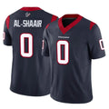 H.Texans #0 Azeez Al-Shaair Player Navy Limited Vapor F.U.S.E. Home Game BALCE Stitched Jerseys