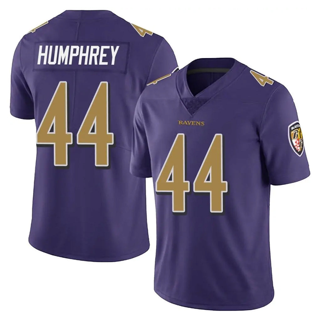 B.Ravens #44 Marlon Humphrey Player Purple Color Vapor Untouchable Home Game BALCE Stitched Jerseys