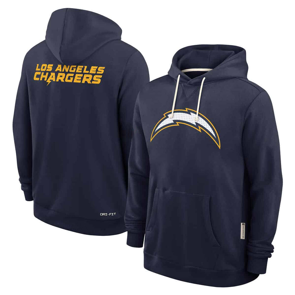 LA.Chargers ## Chargers Blank Player Navy LOGO Pullover Hoodies Home Game BALCE Stitched Jerseys