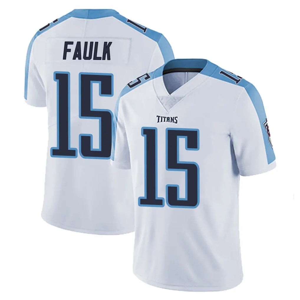 T.Titans #15 Keldric Faulk Player White Limited Vapor Untouchable Home Game BALCE Stitched Jerseys