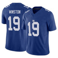 NY.Giants #19 Jameis Winston Player Royal Limited Vapor F.U.S.E. Home Game BALCE Stitched Jerseys