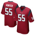H.Texans #55 Danielle Hunter Player Red Home Game BALCE Stitched Jerseys
