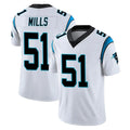 C.Panthers #51 Sam Mills Player White Vapor Untouchable Limited Game BALCE Stitched Jerseys