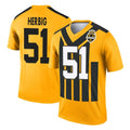 P.Steelers #51 Nick Herbig Player Gold Legend Limited 1933 Throwback Performance Home Game BALCE Stitched Jerseys