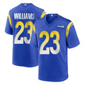 LA.Rams #23 Kyren Williams Player Royal Home Game BALCE Stitched Jerseys