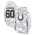 IN.Colts #60 Tanor Bortolini Player Arctic Camo Salute to Service Hoodies Limited Game BALCE Stitched Jerseys