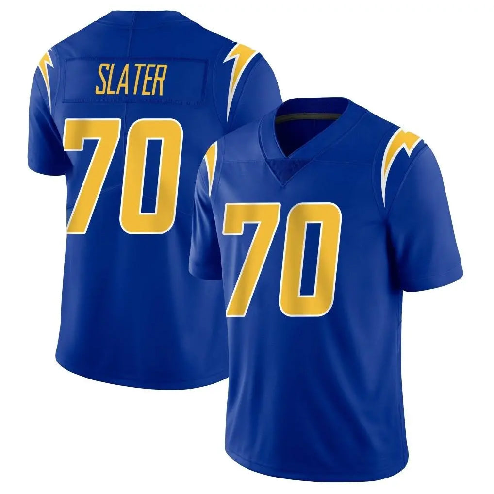 LA.Chargers #70 Rashawn Slater Player Royal Limited Vapor Home Game BALCE Stitched Jerseys