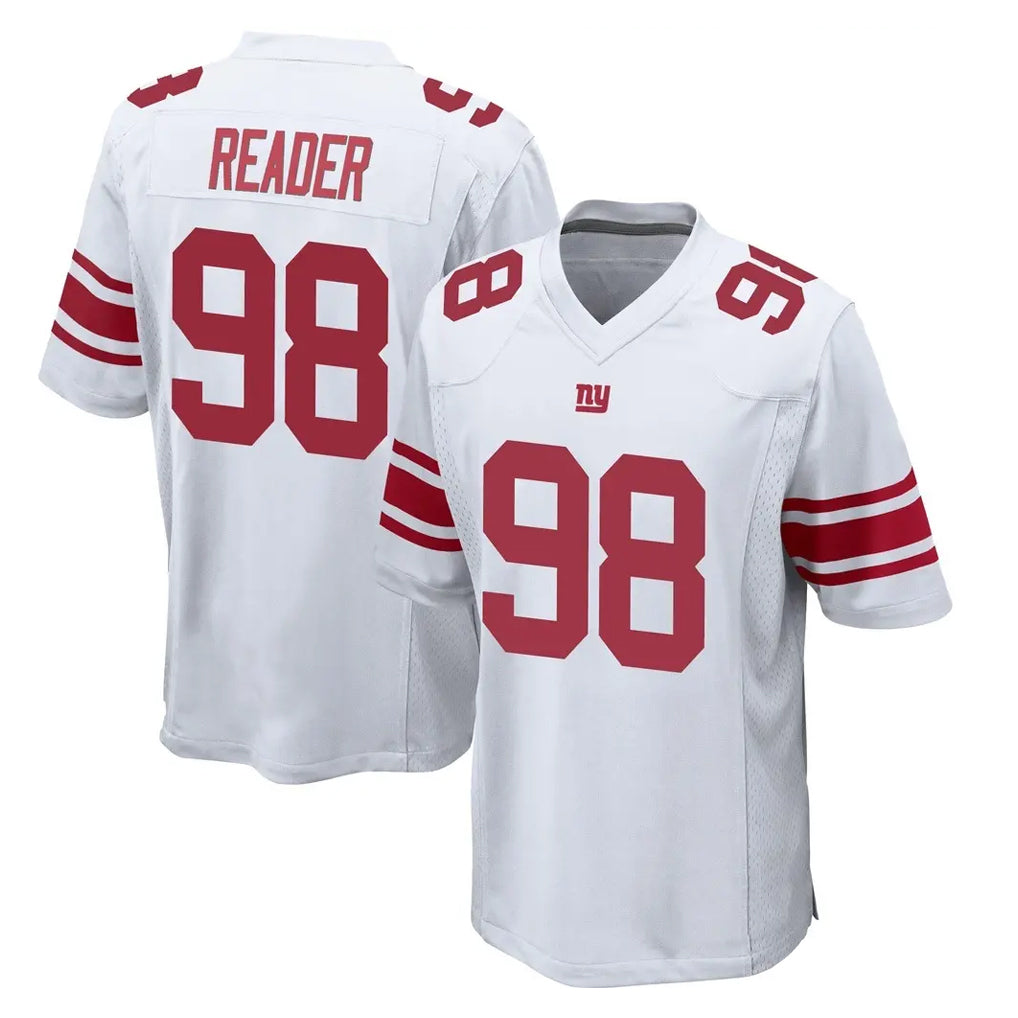 NY.Giants #98 DJ Reader Player White Home Game BALCE Stitched Jerseys