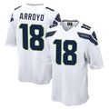 S.Seahawks #18 Elijah Arroyo Player White Home Game BALCE Stitched Jerseys