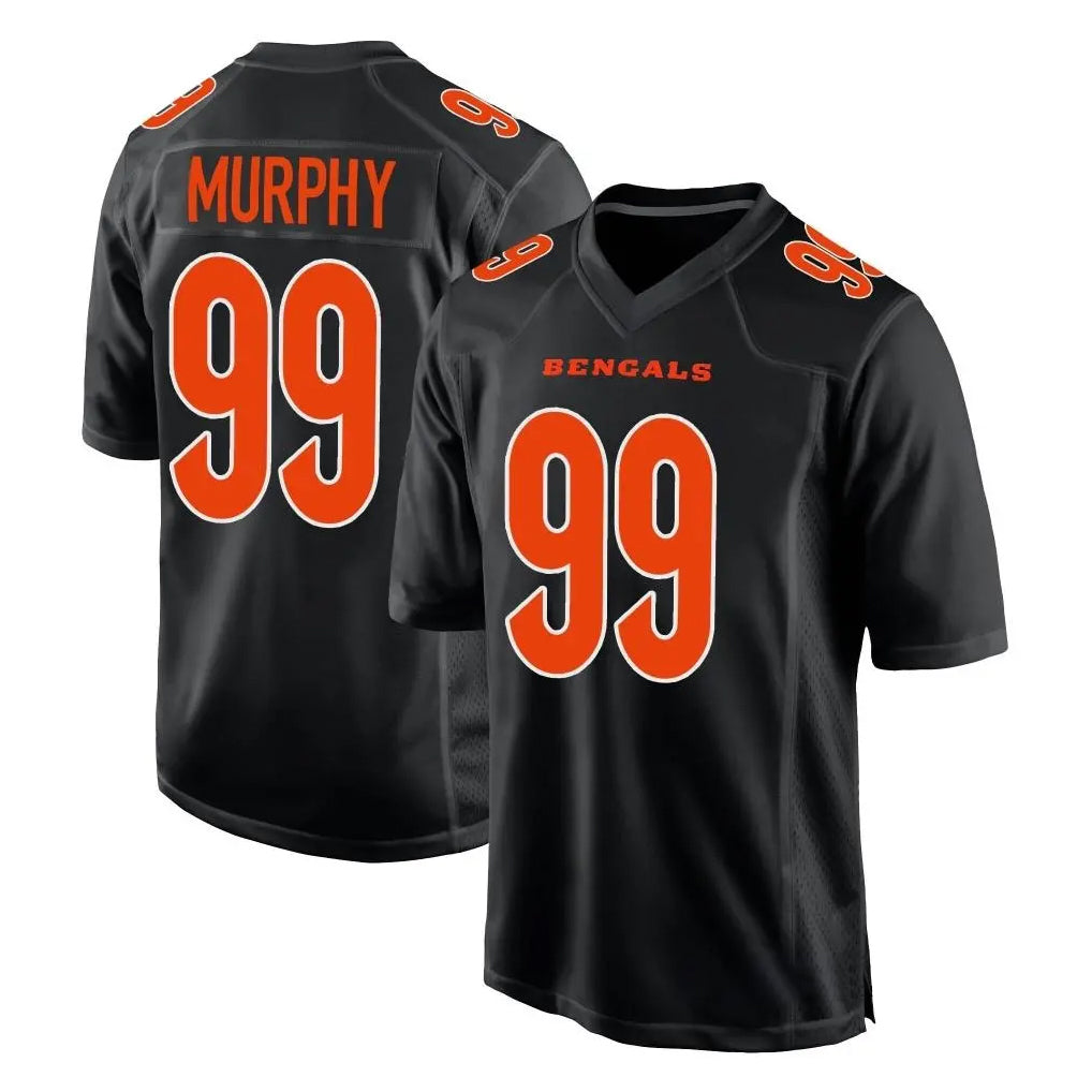 C.Bengals #99 Myles Murphy Player Black Fashion Game BALCE Stitched Jerseys