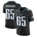 P.Eagles #65 Lane Johnson Player Black Limited Vapor Untouchable Home Game BALCE Stitched Jerseys